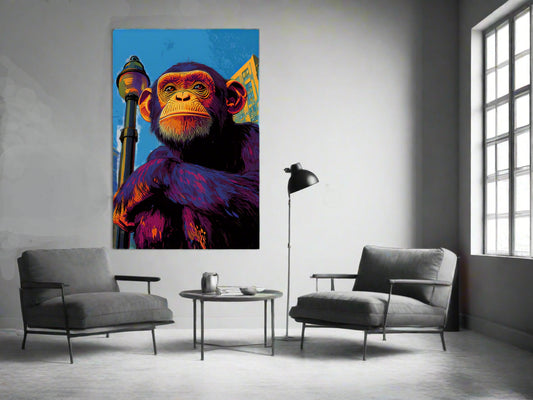 What Once Were | Chimpanzee Wall Art | Limited Edition | Wallimals