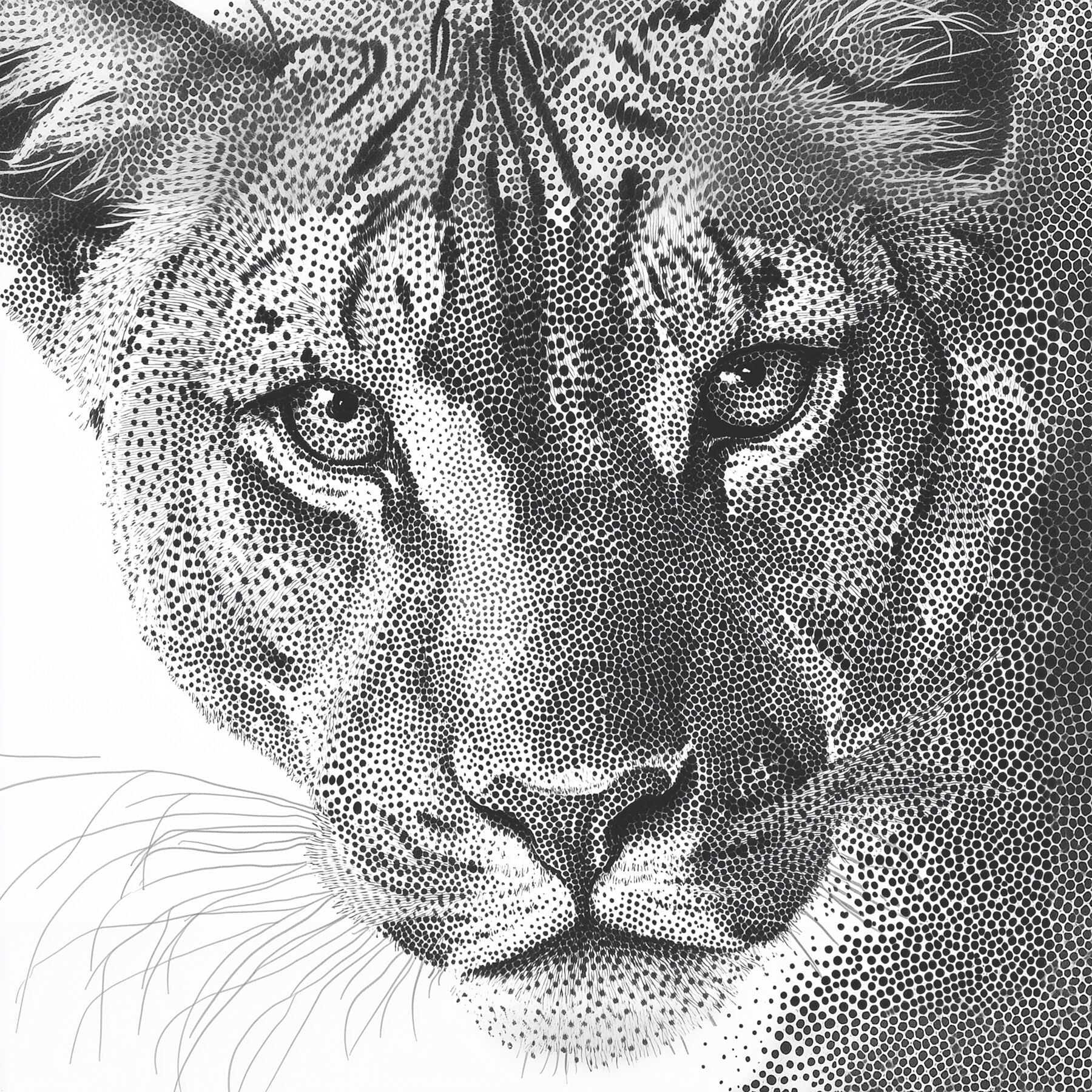 When I Look Into Your Eyes | Modern Lion Wall Art | Limited Edition | Wild Essence
