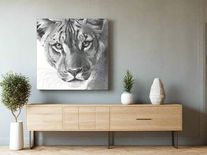When I Look Into Your Eyes | Modern Lion Wall Art | Limited Edition | Wild Essence