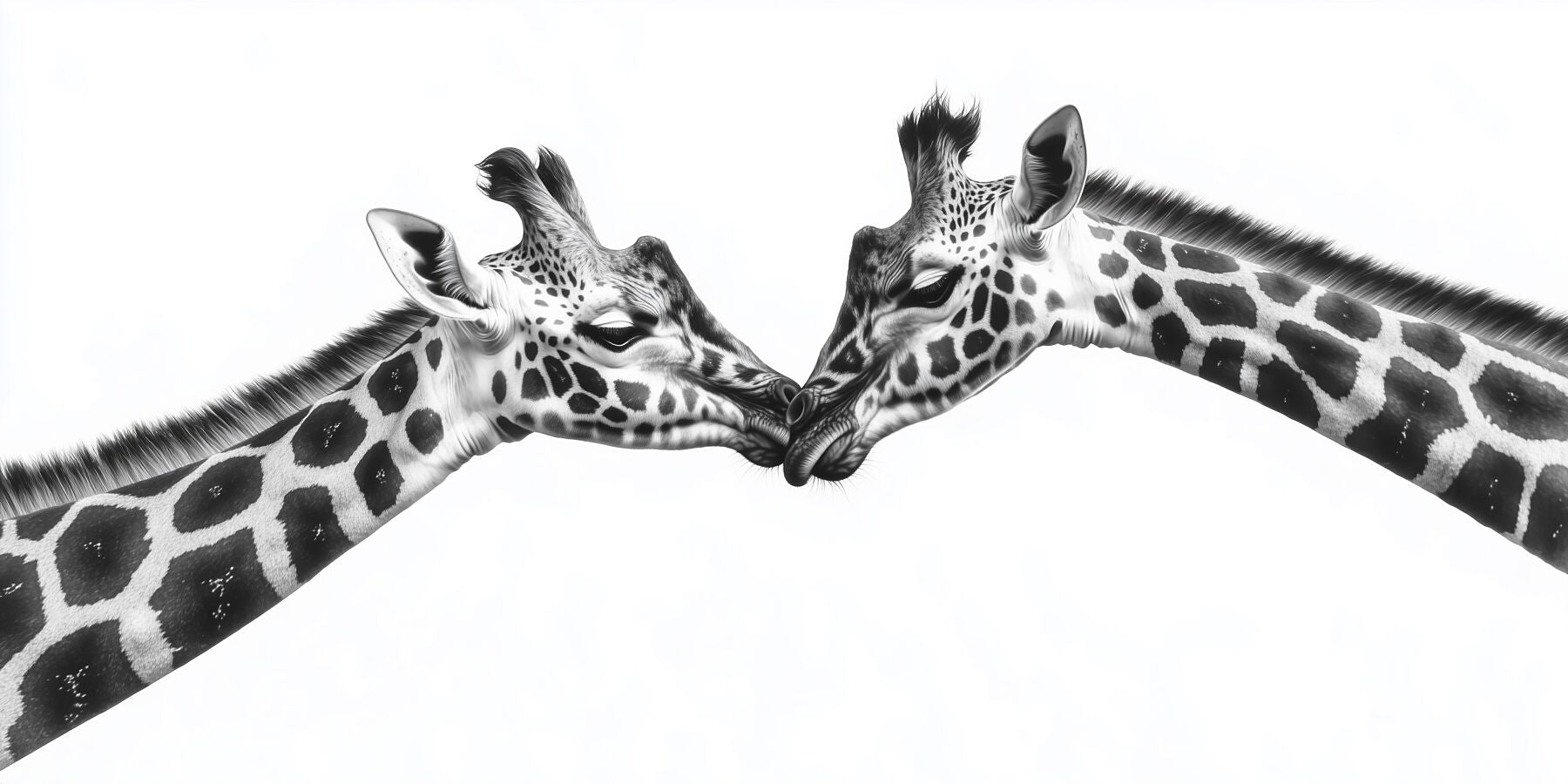 When You Fall in Love | Giraffe Wall Art | Limited Edition | Wallimals