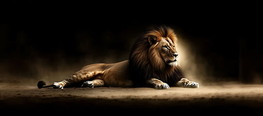 Your Actions Will Echo in Eternity | Lion Wall Art | Limited Edition | Wallimals